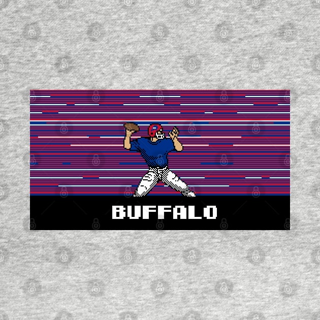 8-Bit Quarterback - Buffalo by The Pixel League